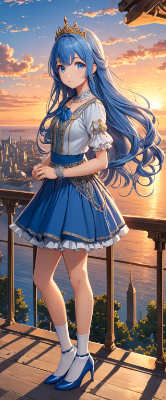 夕暮れのお姫様