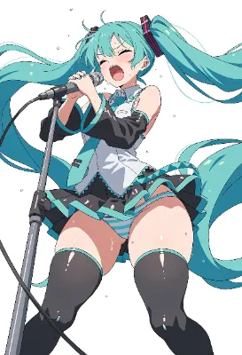 熱唱する電子の歌姫たち