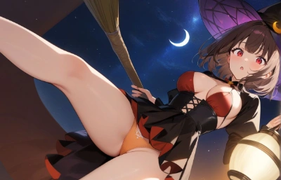 びっくりした魔女