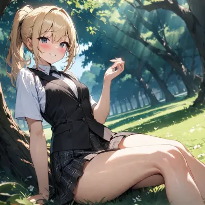 金髪の女の子2