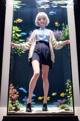 水族館に来たのっ！