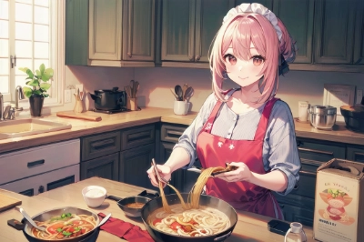 お昼はラーメン♪