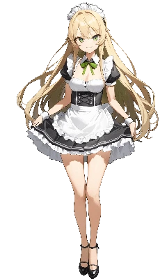 メイド服の少女1