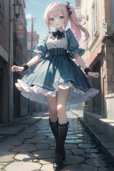 編み上げブーツ