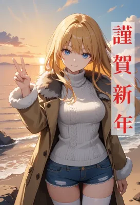 謹賀新年 初日の出 #光西柚