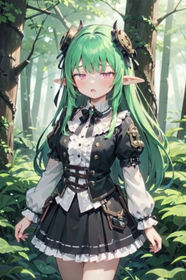 フフフ...森なら見つからないとでも思ったかネ？