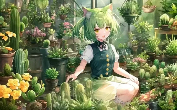 多肉植物マニアのネコミミ