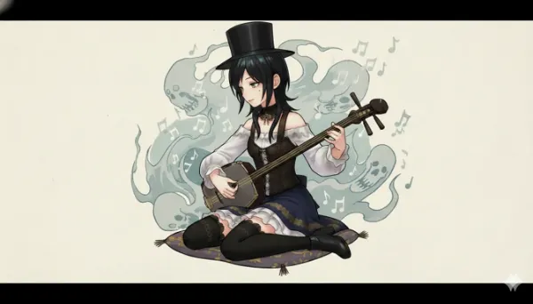 三味線を弾くうちの子