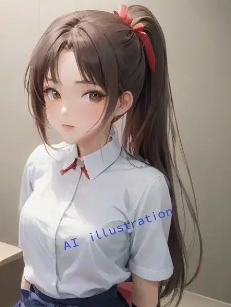 ポニーテール美少女