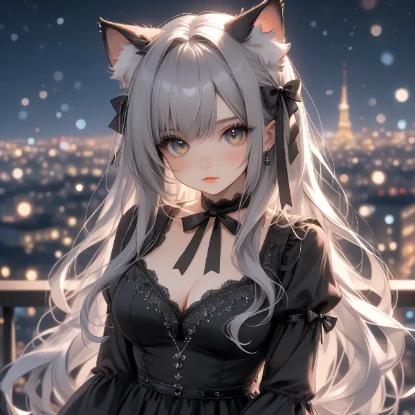 ゴス猫耳子ちゃん。