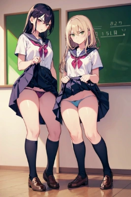 立ち絵嫌パン2人