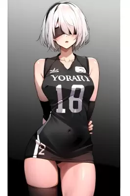 2B - Volleyball player