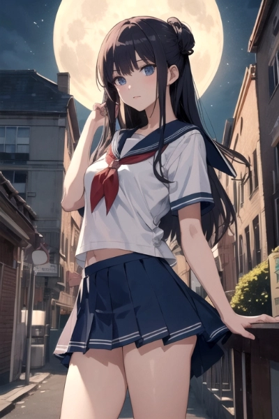 月と少女 23枚