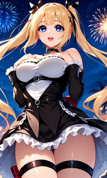 マリーちゃん　花火