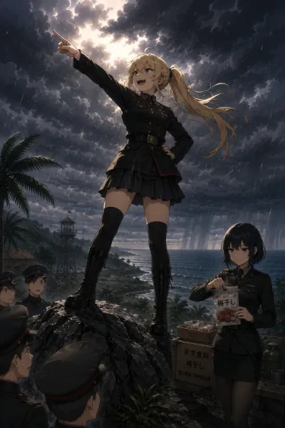 藍引島梅雨戦線 ― 梅雨前線警戒（南方湿潤作戦記録）