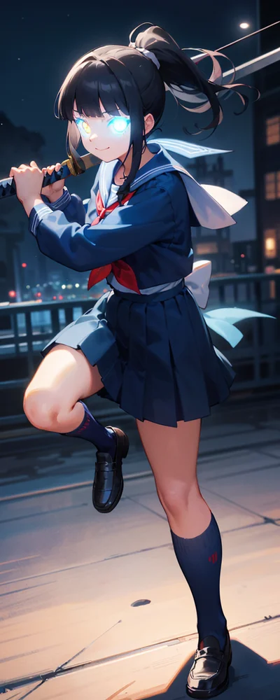 侍の霊を宿して闘うセーラー服JK其之四