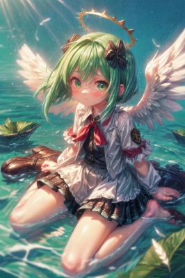空から落ちてきた大天使ミクちゃん