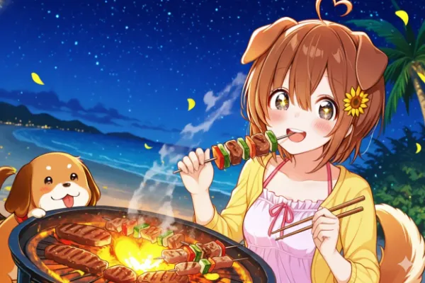 今日はバーベキューだよ～♪