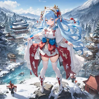 雪の新年