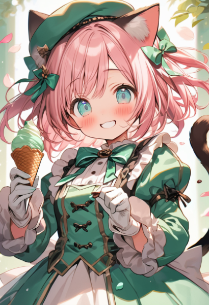 今日の佳き日にチョコミント