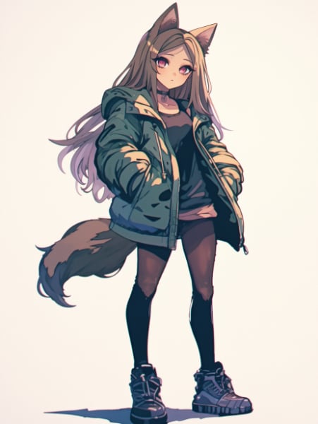 IRIAM用立ち絵7(ケモっ娘)
