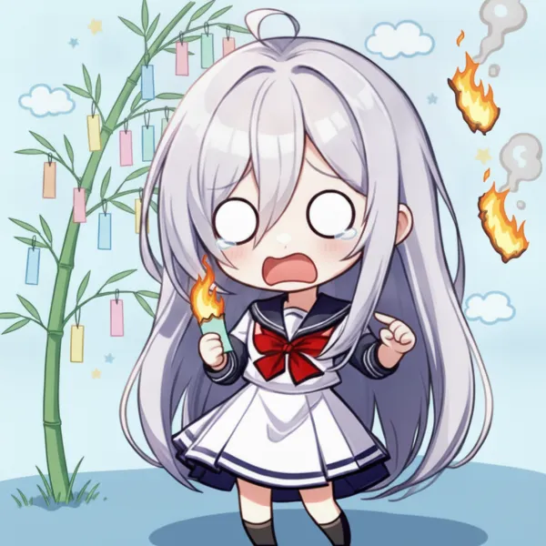 競合した願いが相殺された