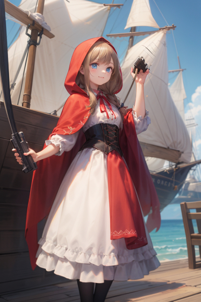 リボンをしたうちの娘たち（赤ずきんの少女錬金術師）其之二