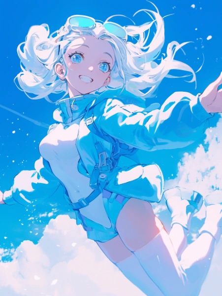 No.1214 スカイダイビングガール