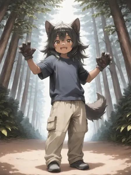 人狼の男の子