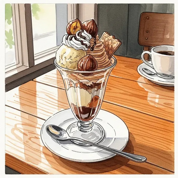 Marron sundae