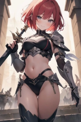 鎧の女性