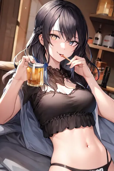 宅飲み女子