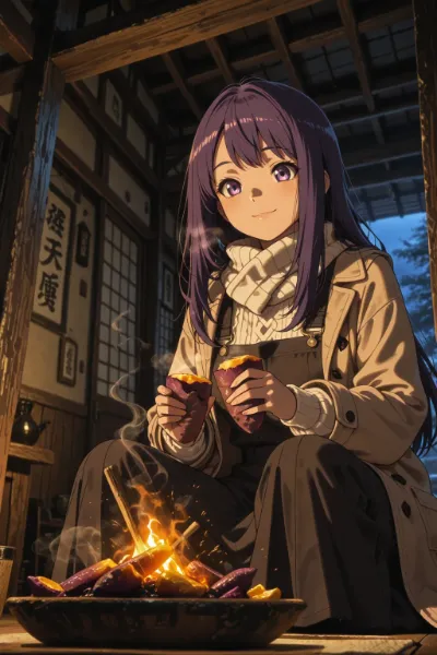 焼き芋が美味しい季節