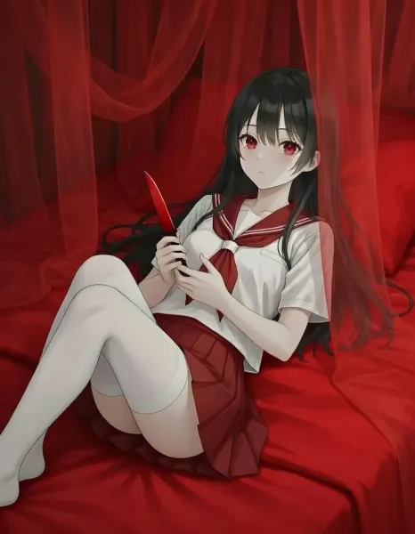 赤いベット