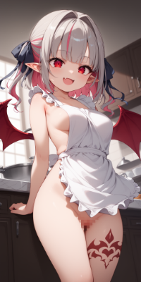 裸エプロンりりむちゃん