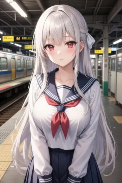 ご主人様と三人のメイド　姉妹と親友の(エッチな)受難　学校編「通学時の出来事」