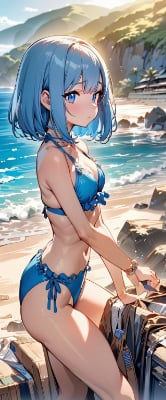 早朝の海