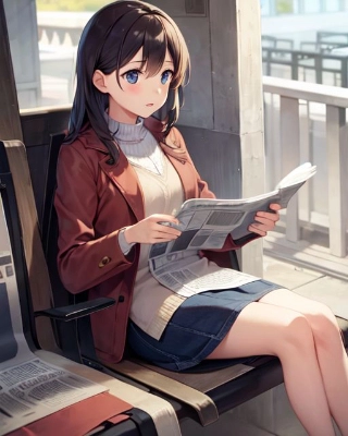 No.304 新聞と女の子