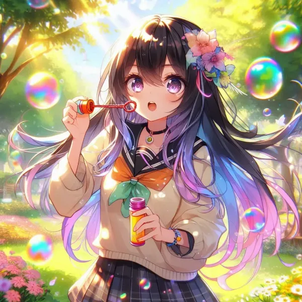 たまには、童心にかえって、シャボン玉もいいな🎵