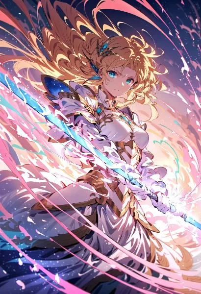 星空を斬る黄金の剣姫