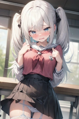 白髪少女