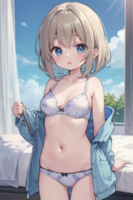 お着替え娘さん