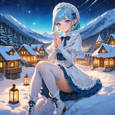 夜の村