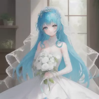 青い純白