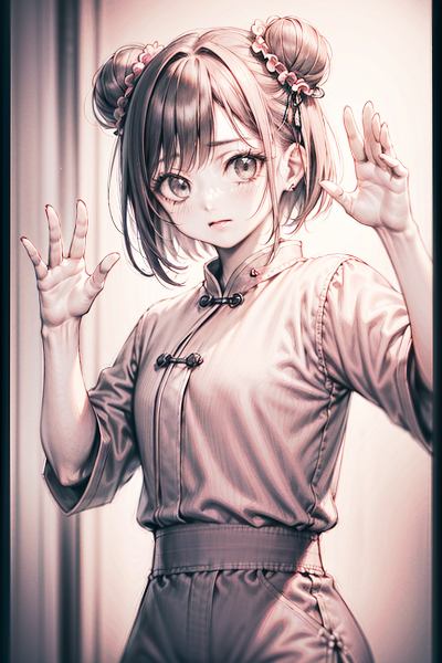 手配書（カンフーロリ少女）