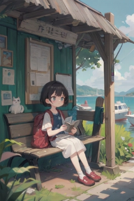 海辺の読書