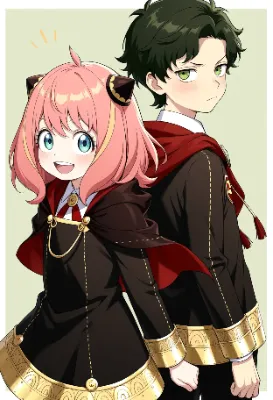 仲がいい二人（アーニャ）