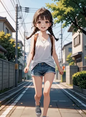 おはよー！一緒に学校行こっ