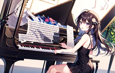 音符が飛んでいそうな
