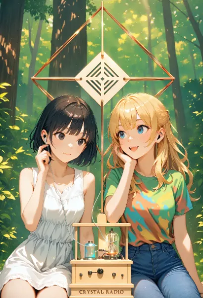 黒髪＆ブロンド・ラジオを聞いた